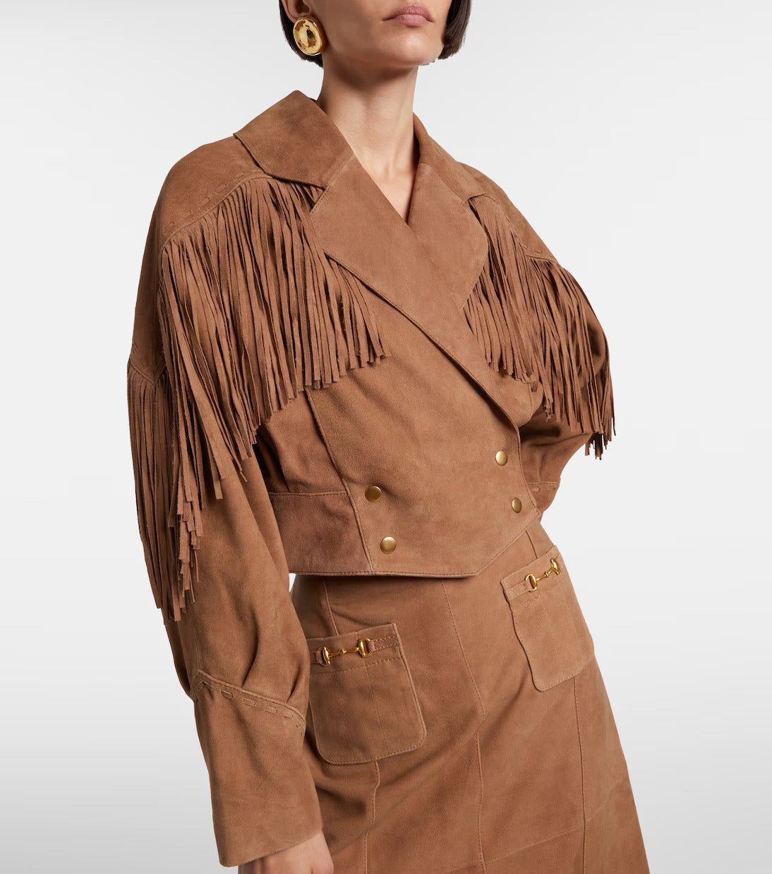 Darragh suede jacket in beige