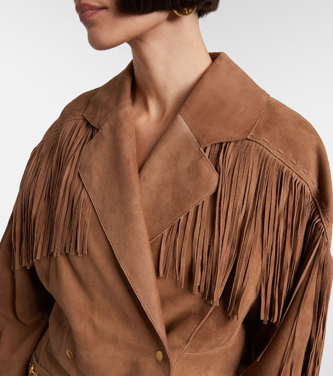 Darragh suede jacket in beige
