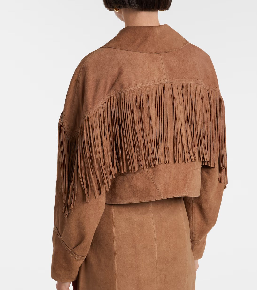 Darragh suede jacket in beige